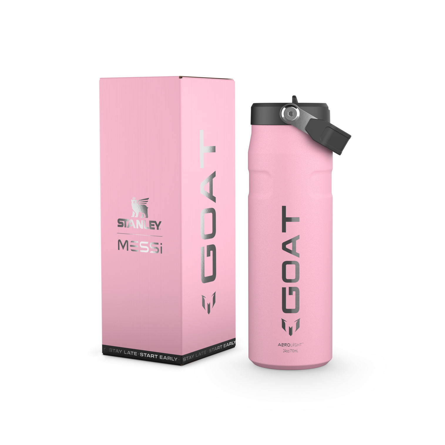 The Messi x Stanley IceFlow™ Flip Straw 2.0 Bottle | 24 OZ